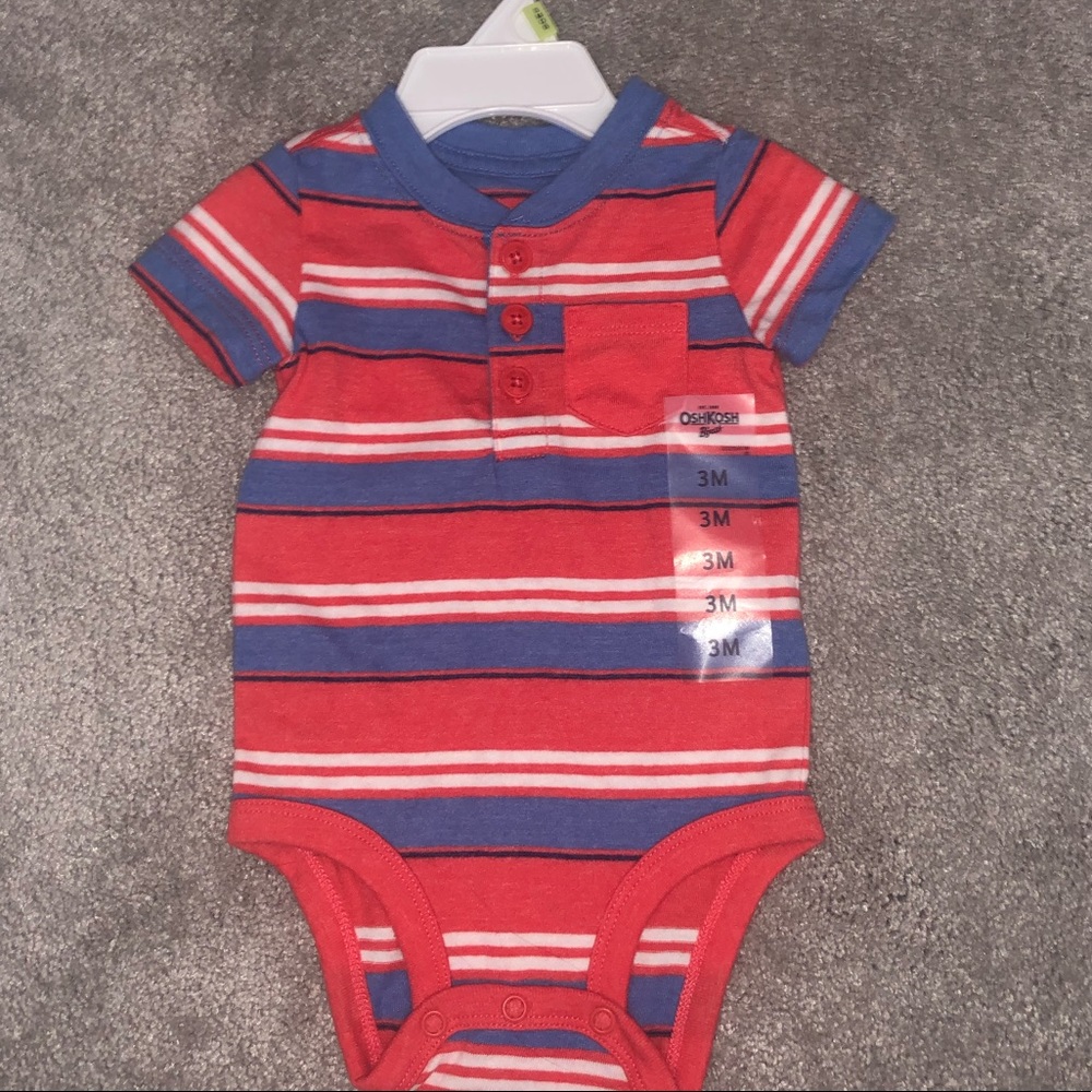 Oshkosh Boy Onesie Shirt NWOT